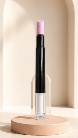 บล็อกบริษัทล่าสุดเกี่ยวกับ Twist Nail Treatment Pen E-906-1 | Airtight Packaging with Quartz Stone Buff Tip
