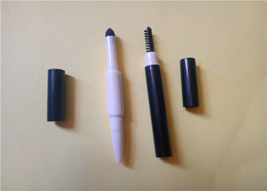 ดินสอเขียนคิ้วหนา 3 นิ้วใน 1 ด้ามด้วยฟองน้ำ / แปรง 142.5 * 9.8 มม. ISO