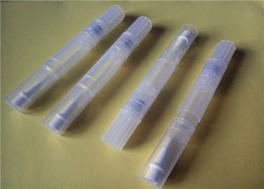 หัวแปรงคอนซีลเลอร์โปร่งใสดินสอเขียนสีวัสดุพลาสติกที่สามารถปรับแต่งได้